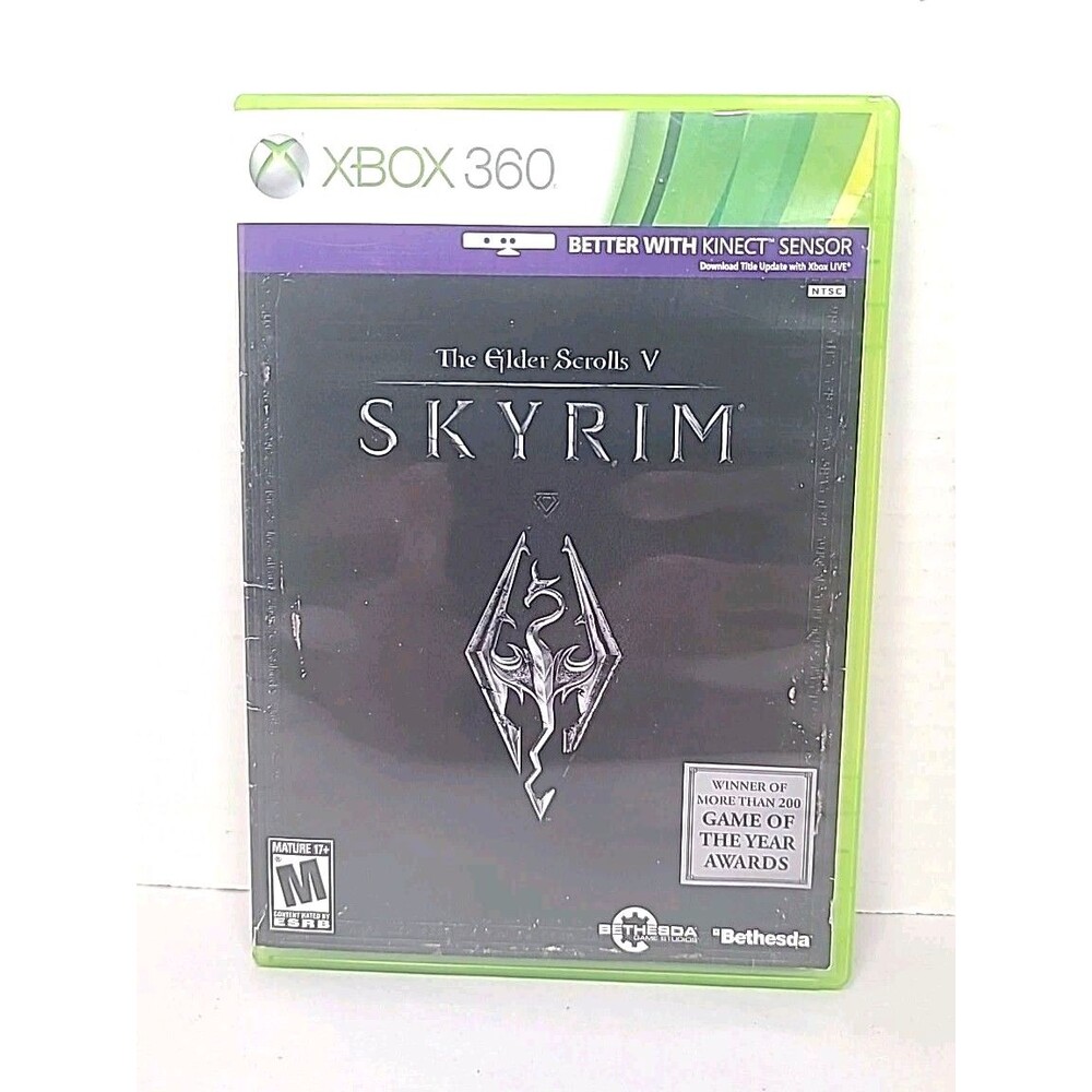 The Elder Scrolls V: Skyrim (Xbox 360) W/Manual 2010